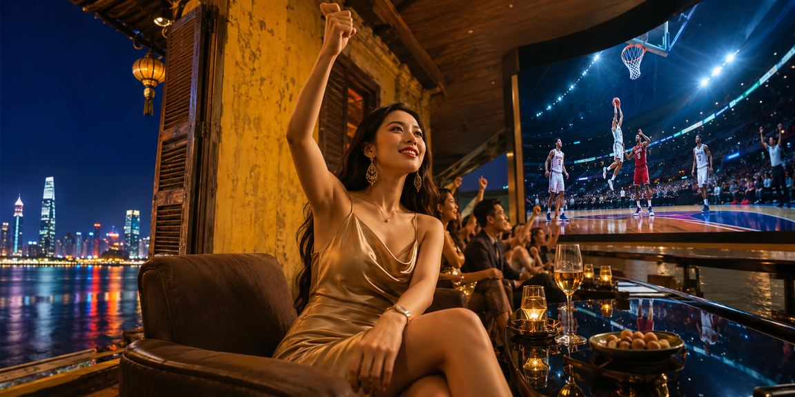 Người dùng tại Hội An theo dõi kết quả cá cược bóng rổ trên điện thoại bên ngoài trời